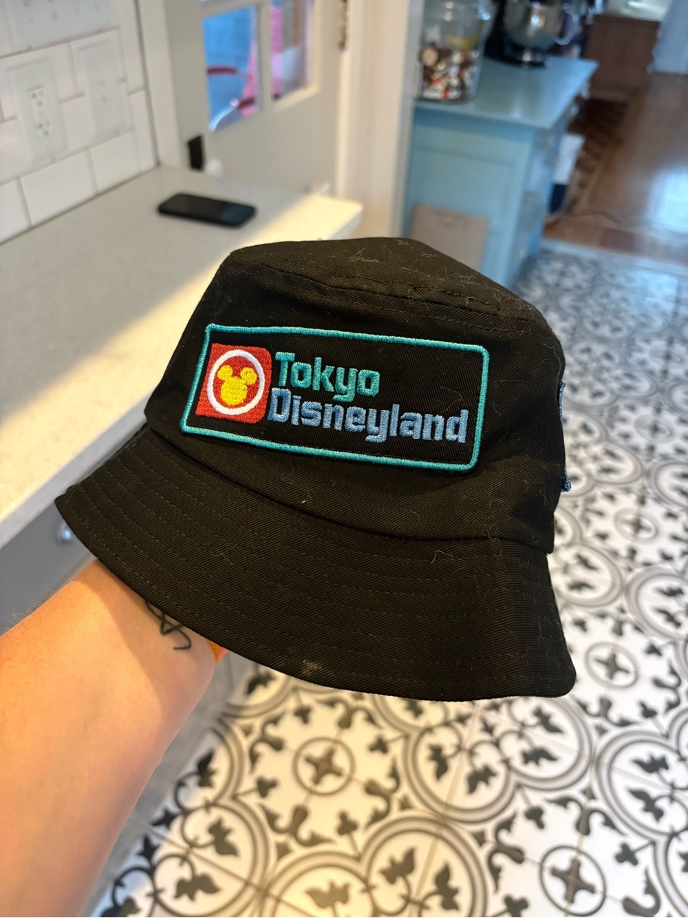 Disney Tokyo Disney Resort Black Bucket Hat 58 cm Adult